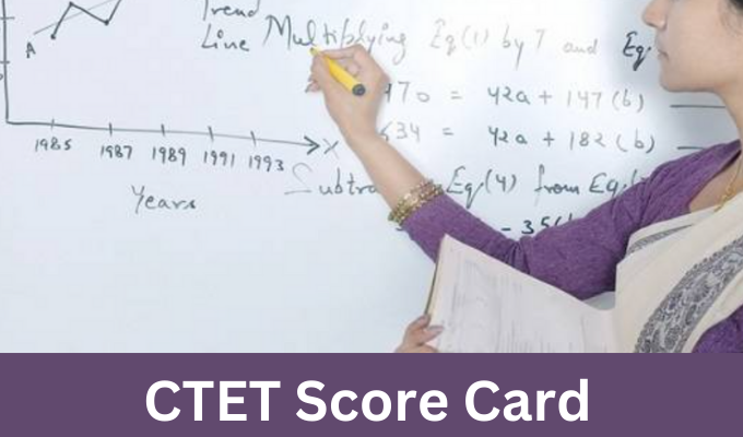 CTET Score Card