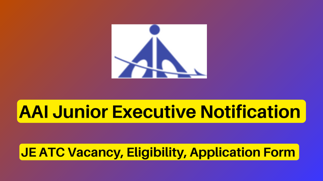 AAI Junior Executive Notification 2023