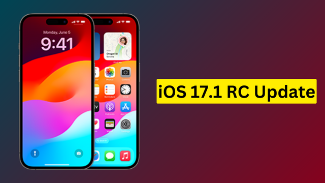 iOS 17.1 RC Update